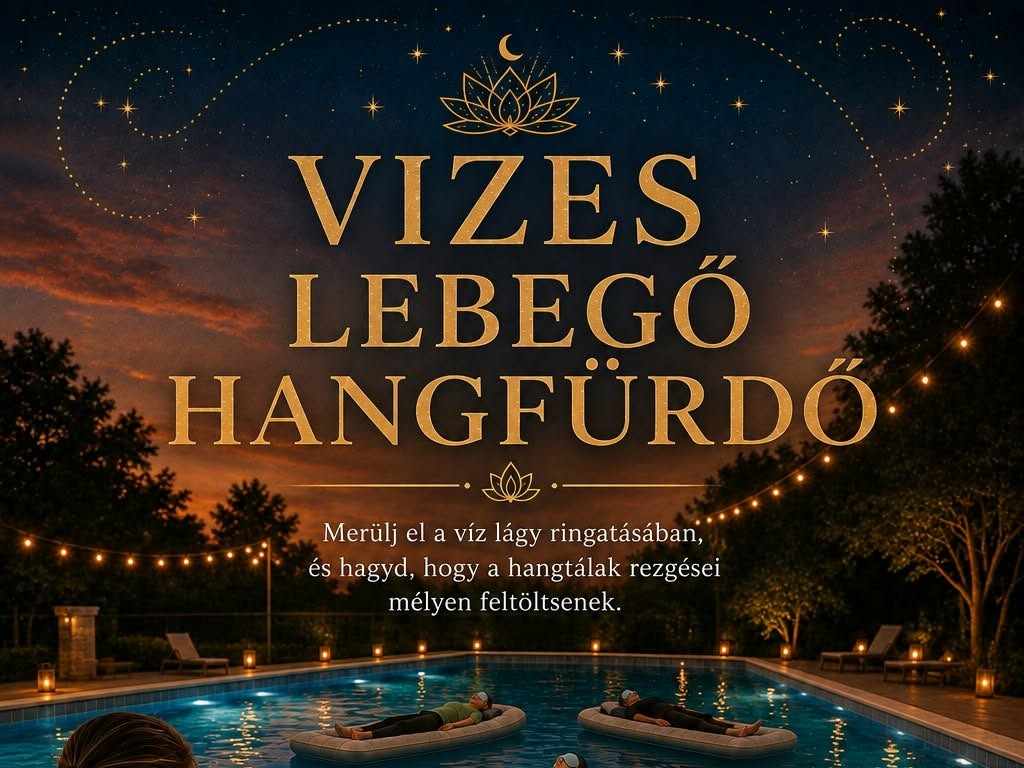 Vizes lebegő hangfürdő